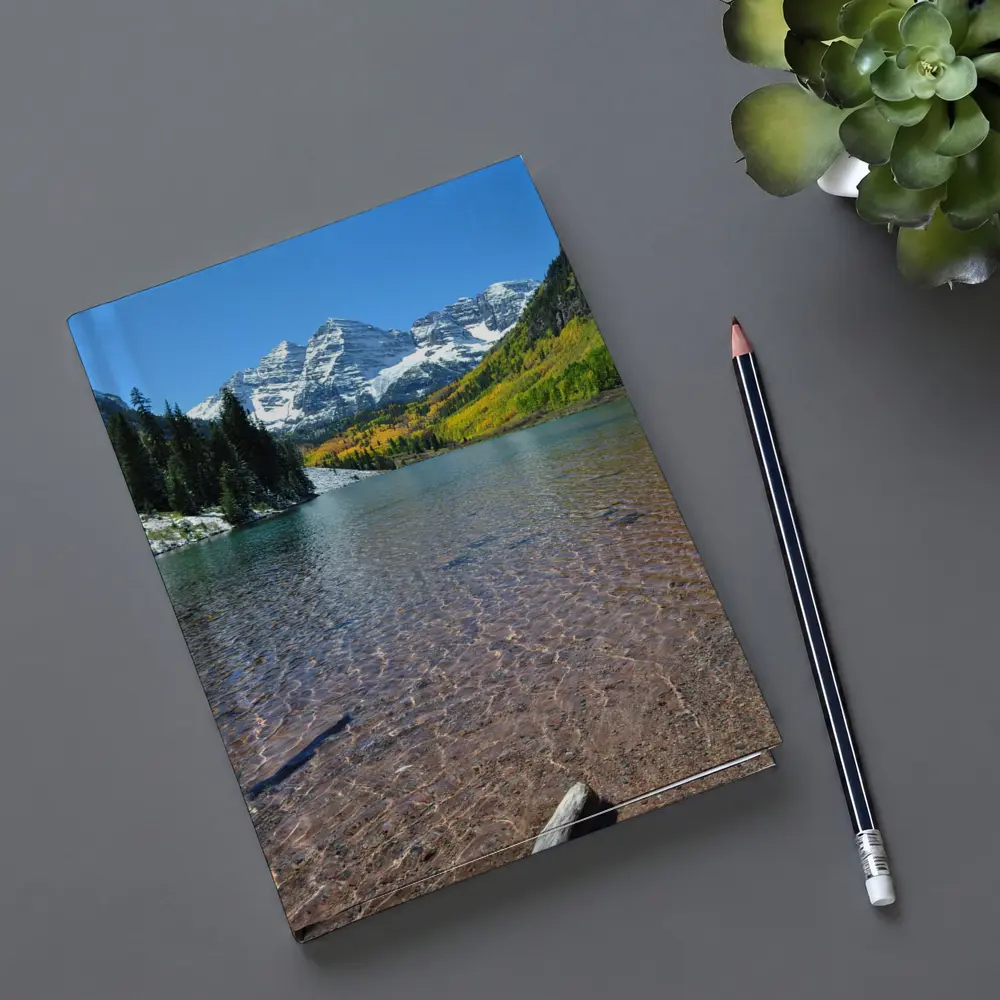 Maroon Bells Lake Colorado Mountains Autumn – Notebooks
