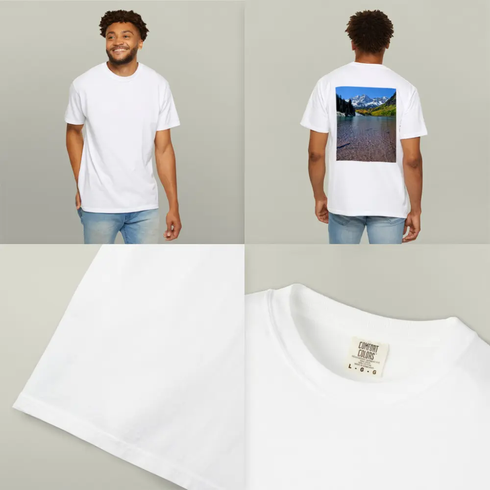 Maroon Bells Lake Colorado Mountains Autumn – T-Shirts
