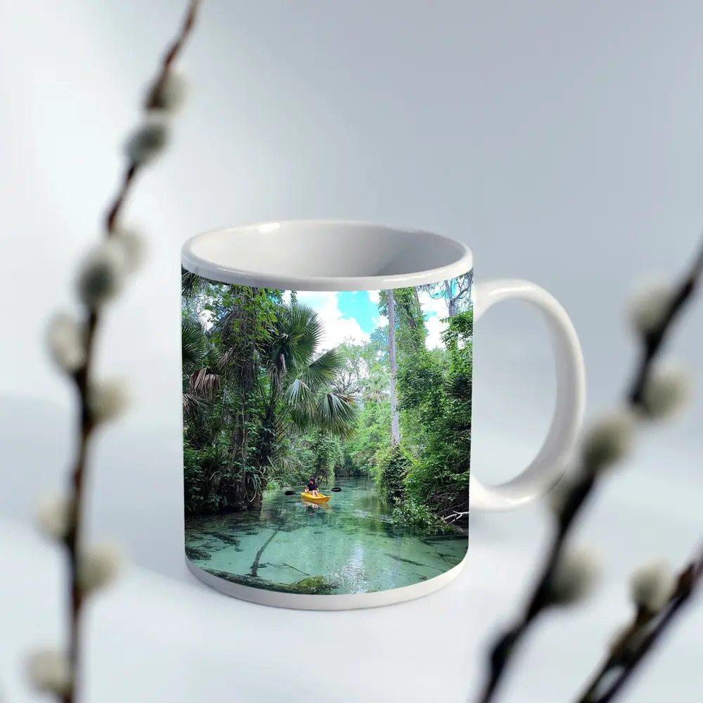 Kayaking Through Lush Florida Spring River – Mugs