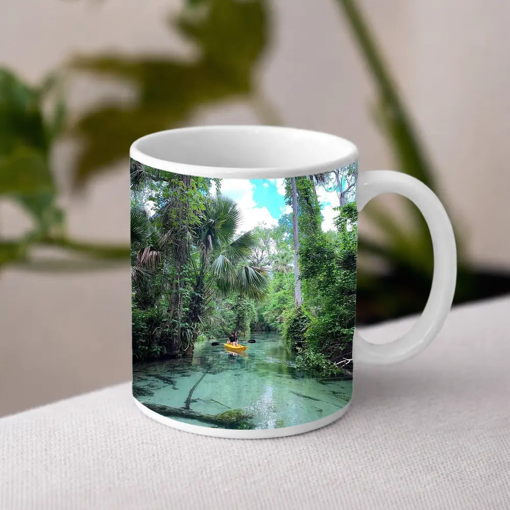 Kayaking Through Lush Florida Spring River – Mugs