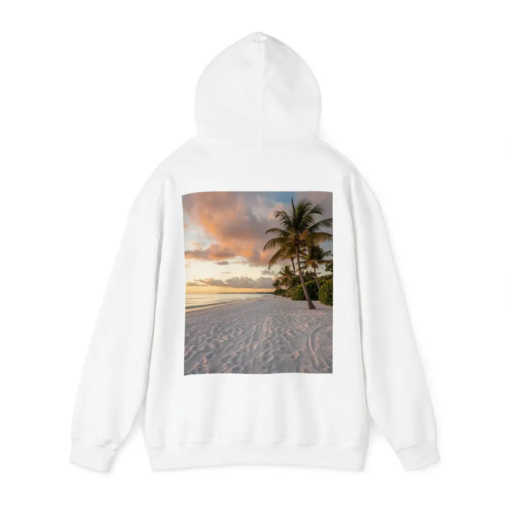 Tropical Beach Palm Tree Sunset Sky – Hoodies
