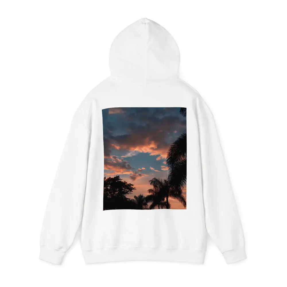 Tropical Palm Trees Silhouette Sunset Sky – Hoodies