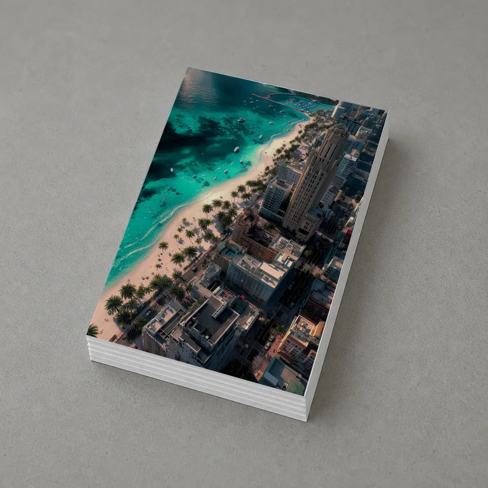 Miami Beach Aerial City Skyline View – Postcards