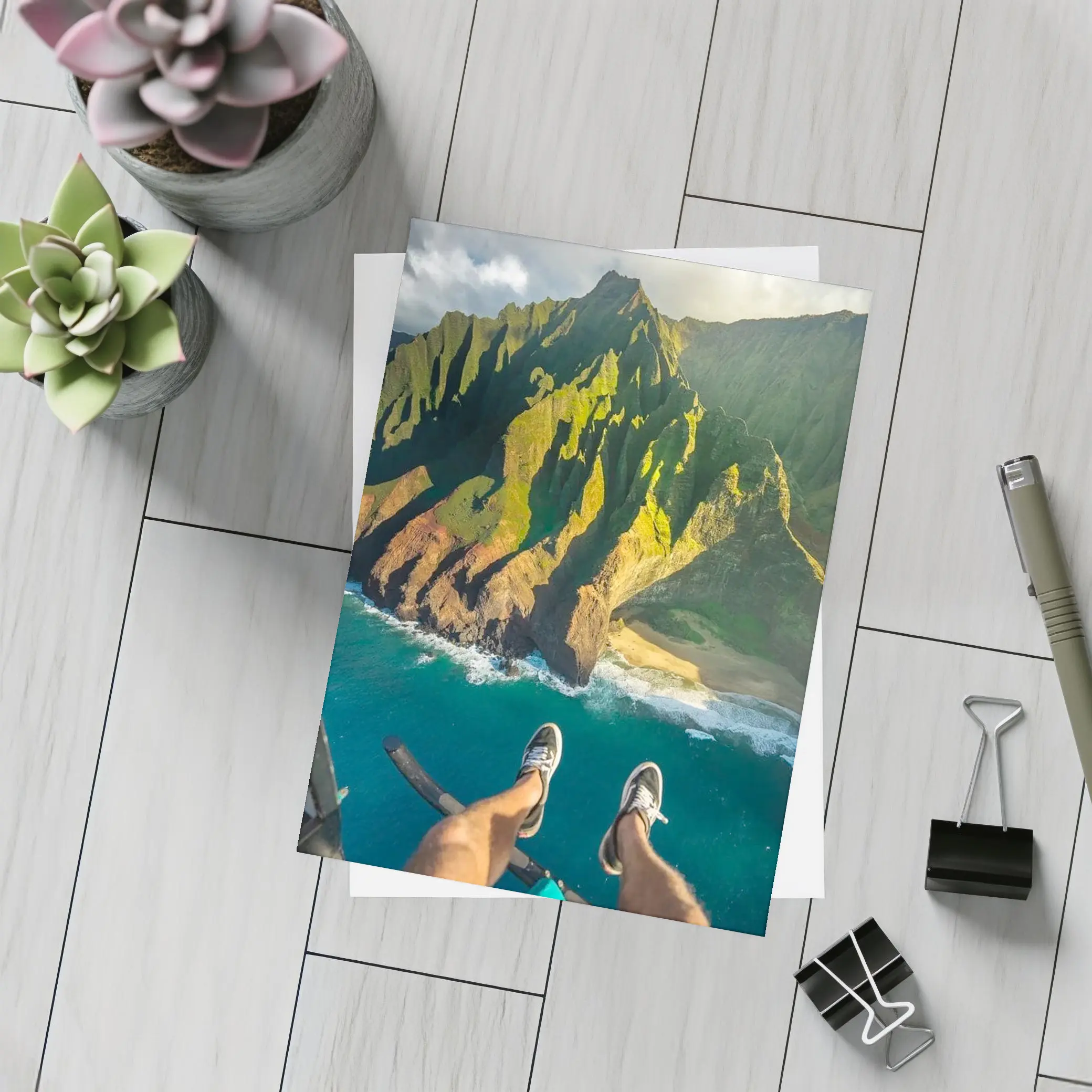 Aerial View Na Pali Coast Kauai Hawaii – Postcards