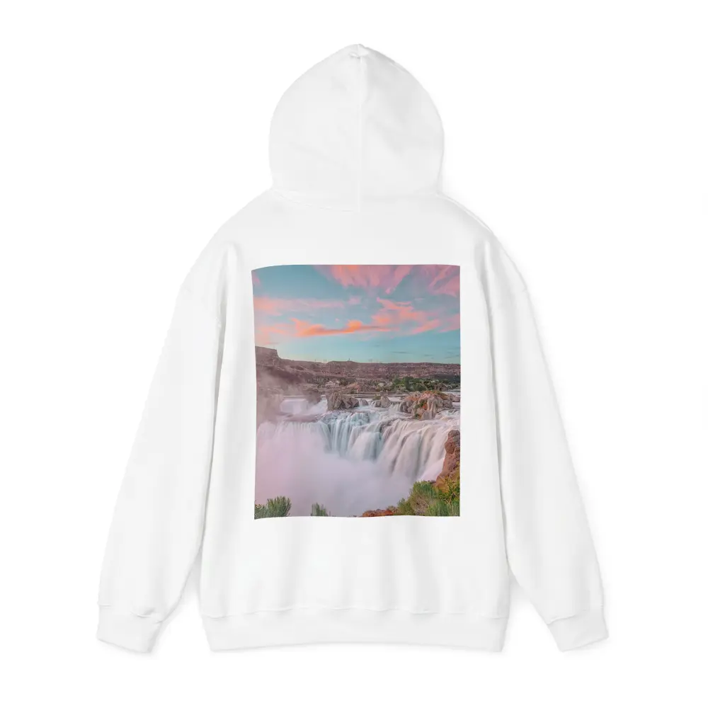 Shoshone Falls Idaho Sunset Sky Waterfall – Hoodies