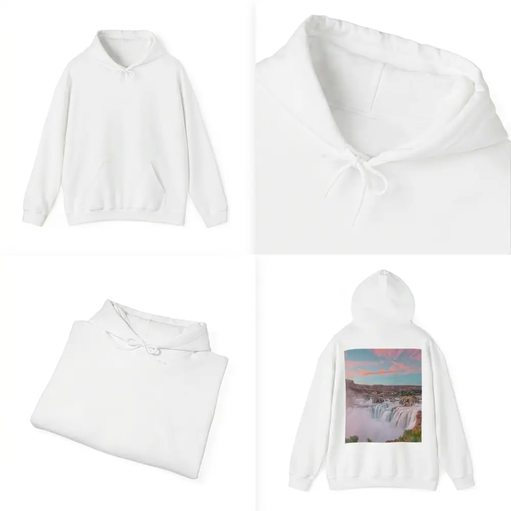 Shoshone Falls Idaho Sunset Sky Waterfall – Hoodies