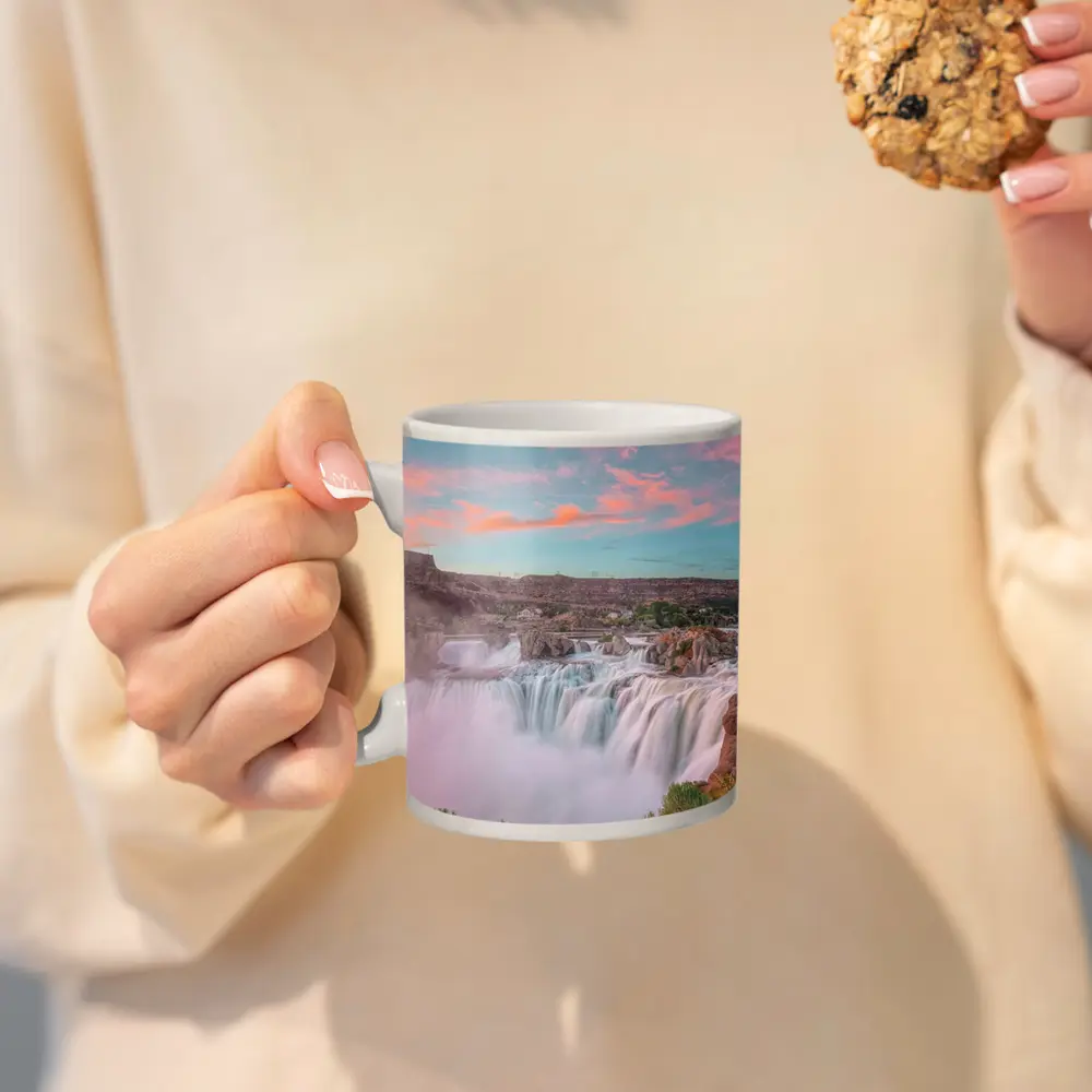 Shoshone Falls Idaho Sunset Sky Waterfall – Mugs