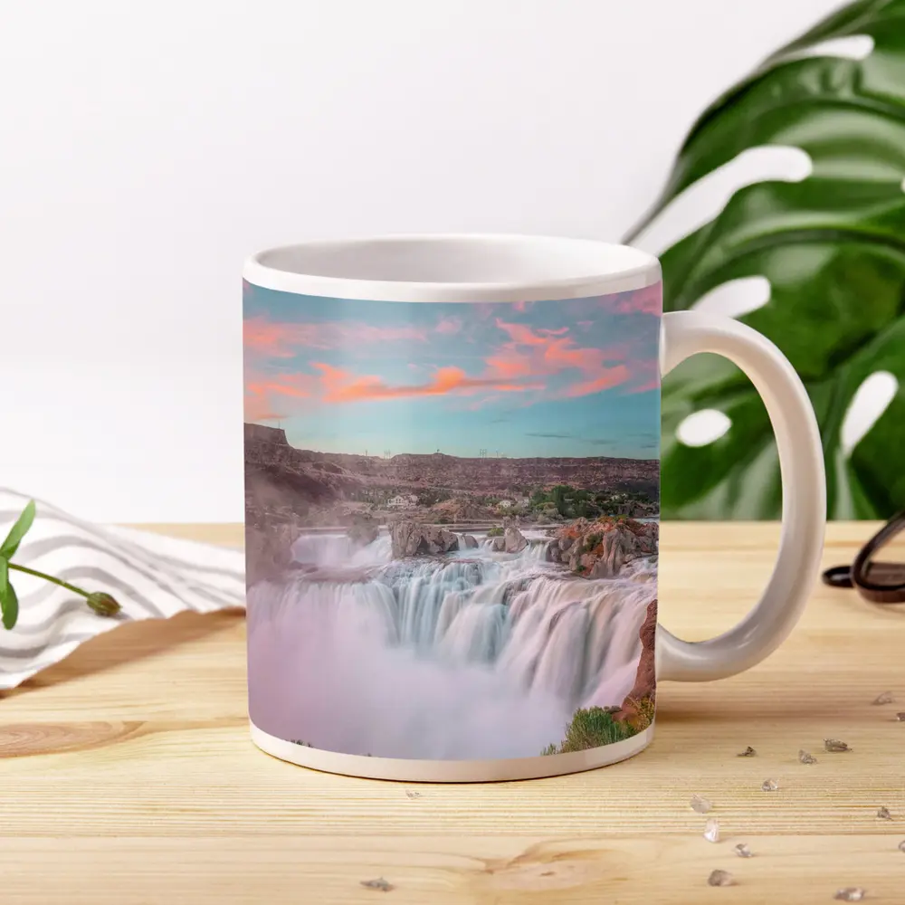 Shoshone Falls Idaho Sunset Sky Waterfall – Mugs