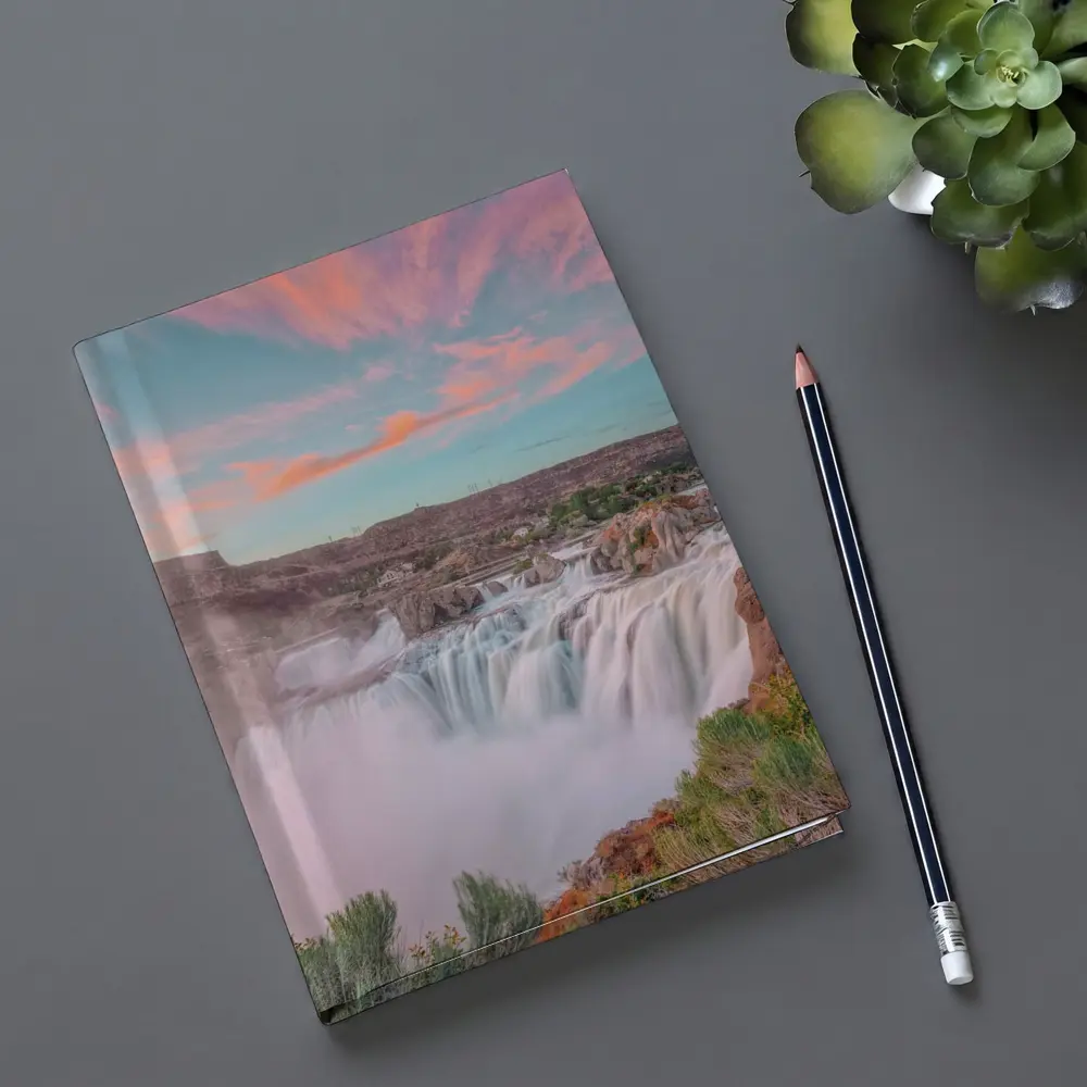 Shoshone Falls Idaho Sunset Sky Waterfall – Notebooks