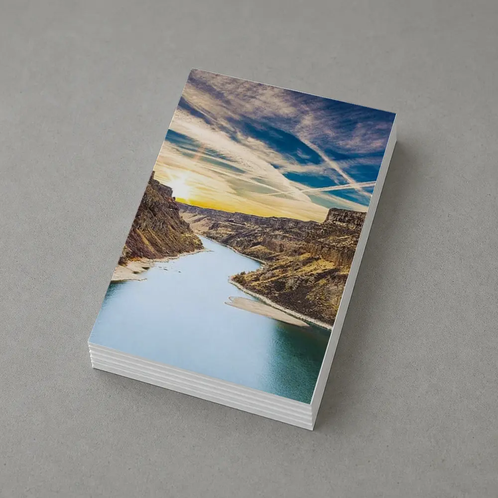 Canyon River Valley Sunset Sky View – Postcards