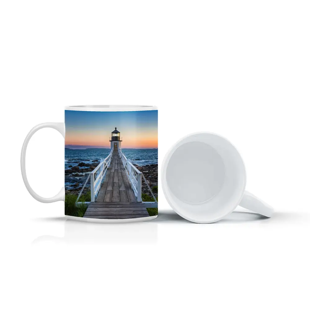 Marshall Point Lighthouse Coastal Sunset View – Mugs