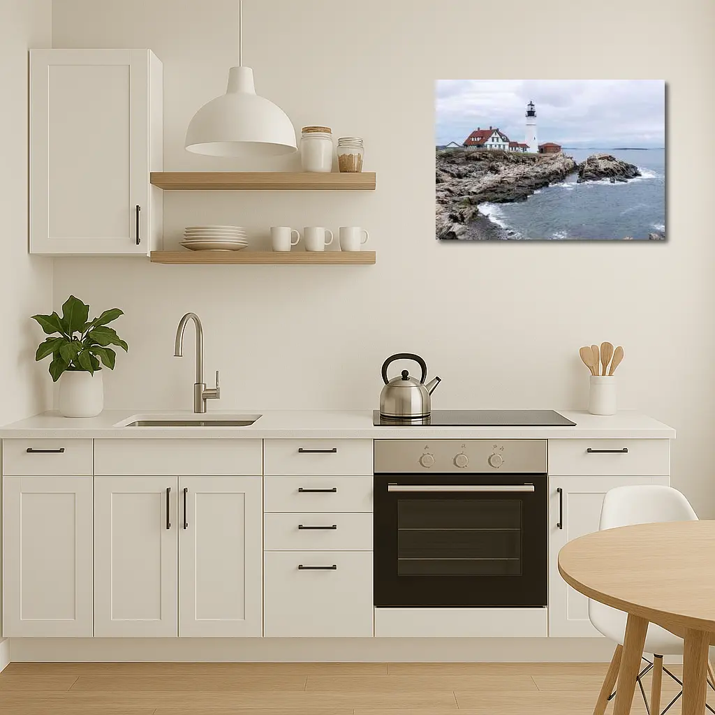 Portland Head Lighthouse Rocky Maine Coastline – Wall Art