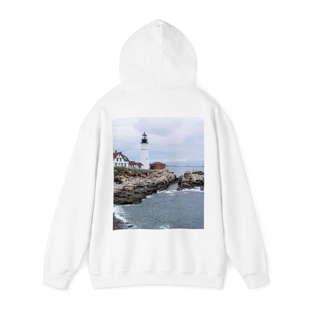 Portland Head Lighthouse Rocky Maine Coastline – Hoodies