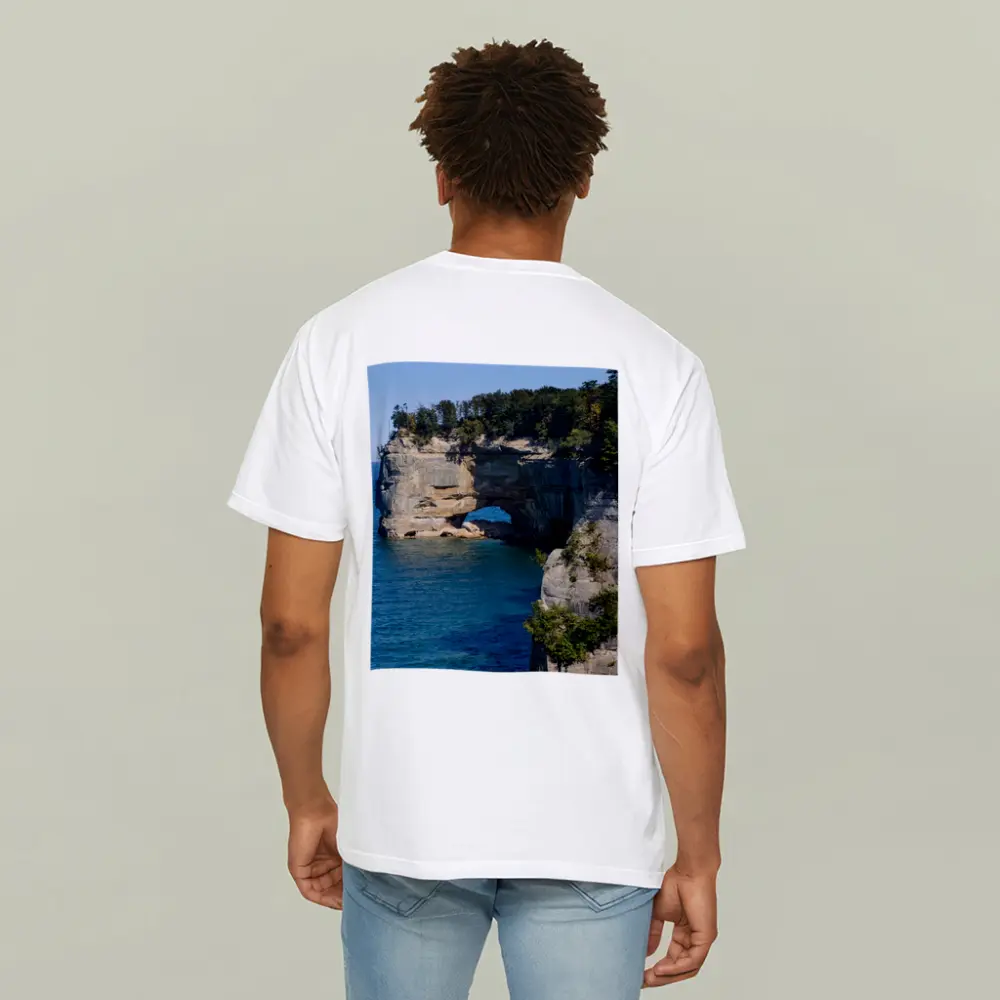 Pictured Rocks Arch Cliffs Lake Superior – T-Shirts