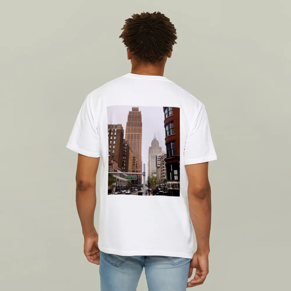 Grand River Avenue Detroit Downtown City Street – T-Shirts
