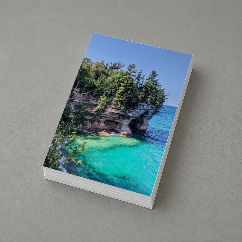Turquoise Lake Superior Pictured Rocks Cliffs – Postcards