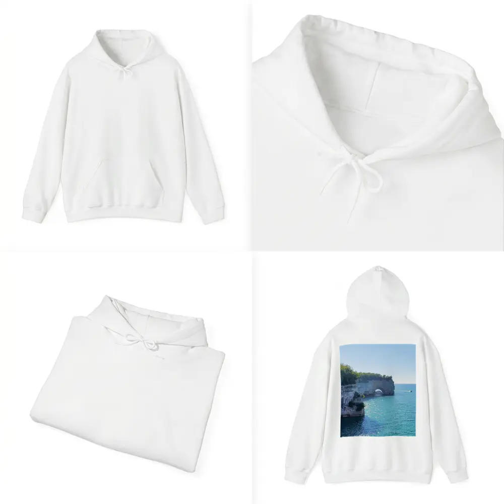 Pictured Rocks Arch Cliffs Lake Superior – Hoodies