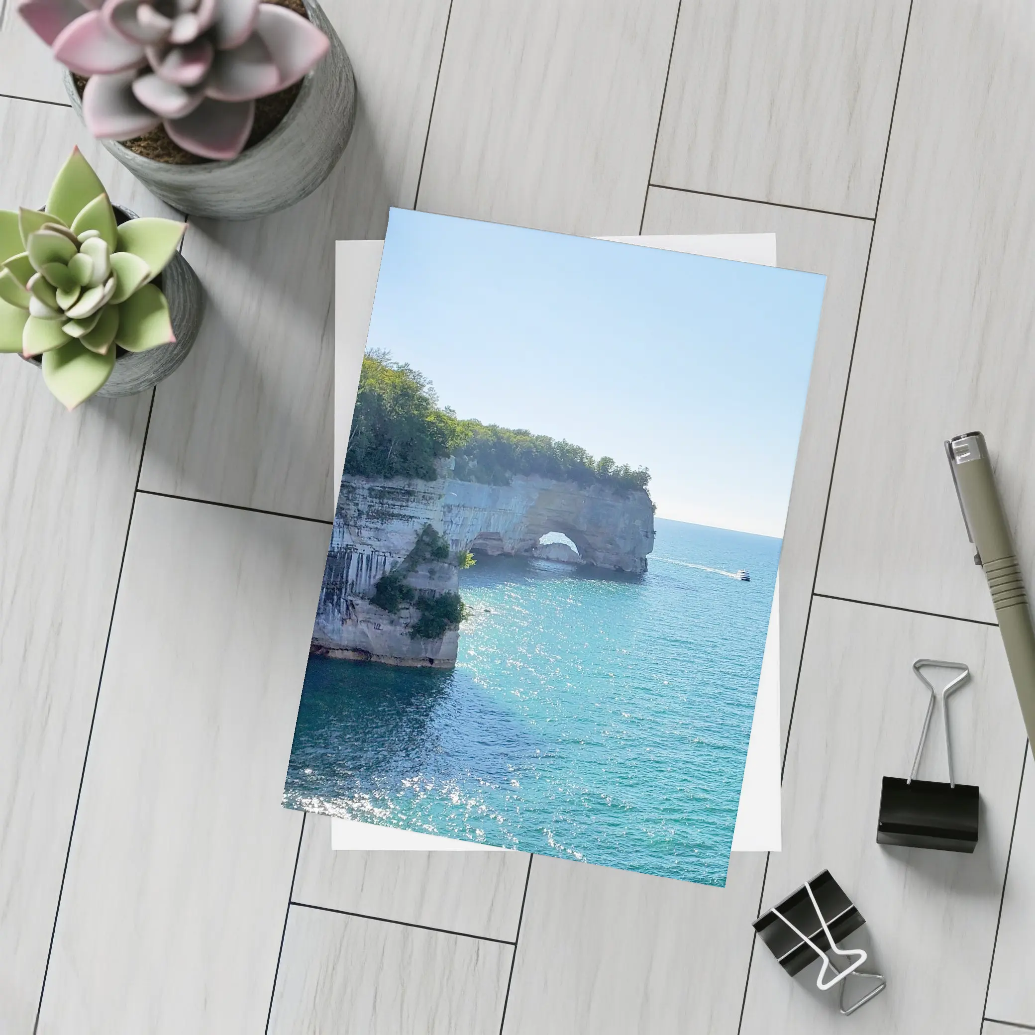 Pictured Rocks Arch Cliffs Lake Superior – Postcards