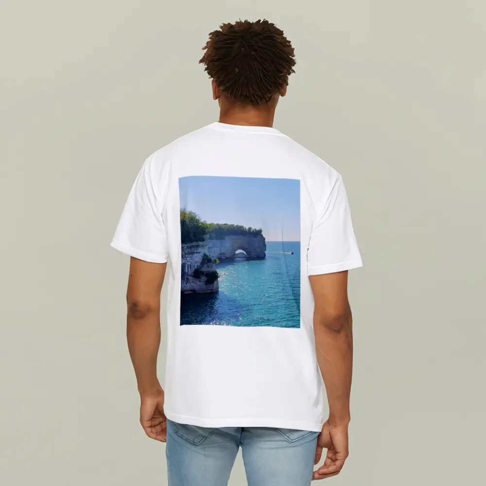Pictured Rocks Arch Cliffs Lake Superior – T-Shirts