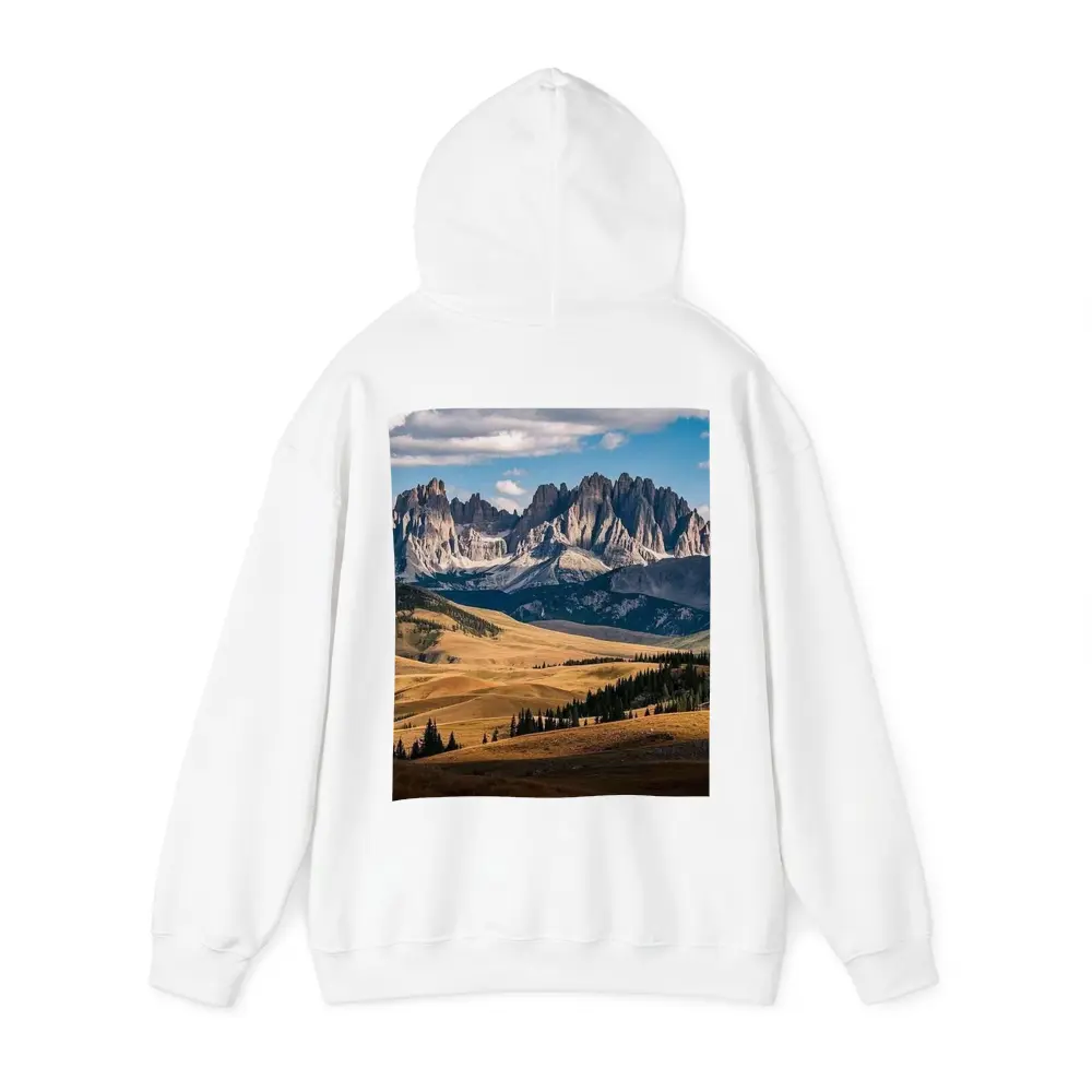 Dolomites Rocky Peaks Golden Rolling Hills – Hoodies