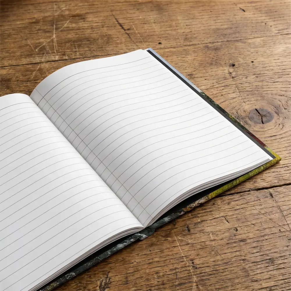 Mountain Stream Red Barn Pine Forest – Notebooks