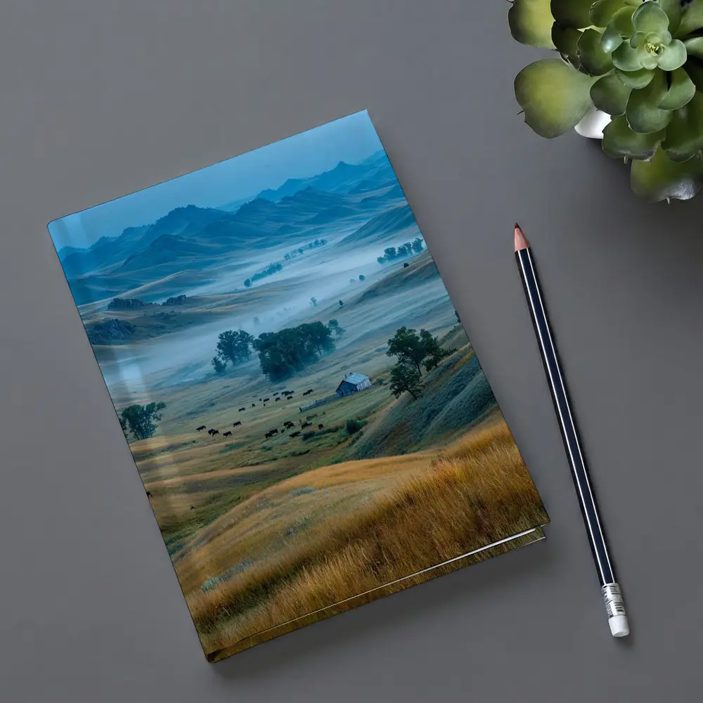 Misty Prairie Valley Rolling Hills Bison – Notebooks