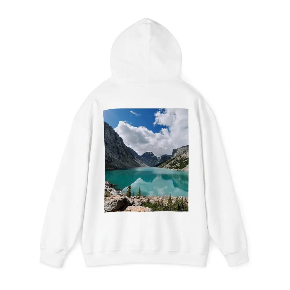 Turquoise Alpine Lake Rocky Mountain Landscape – Hoodies