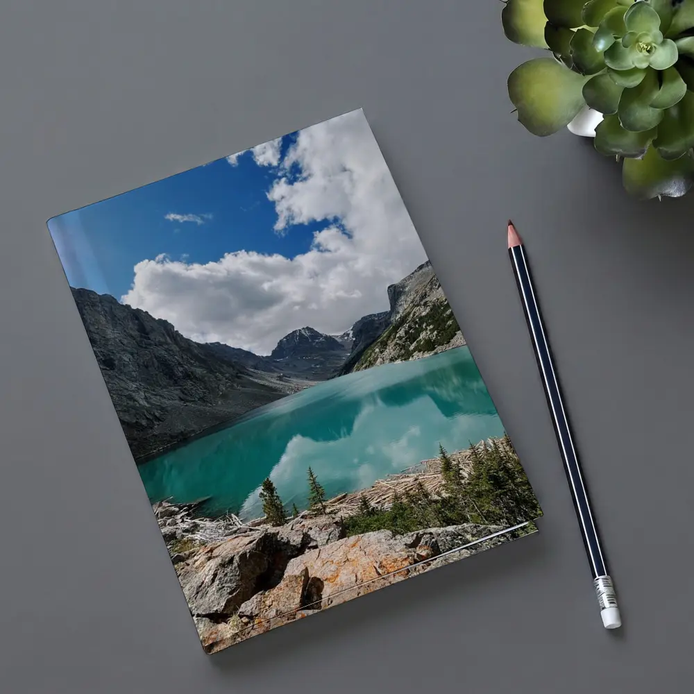 Turquoise Alpine Lake Rocky Mountain Landscape – Notebooks
