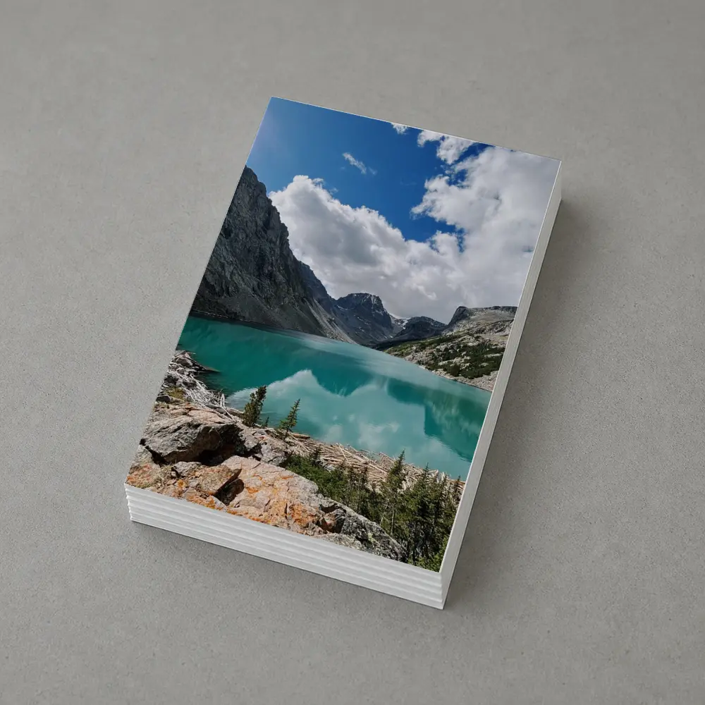 Turquoise Alpine Lake Rocky Mountain Landscape – Postcards