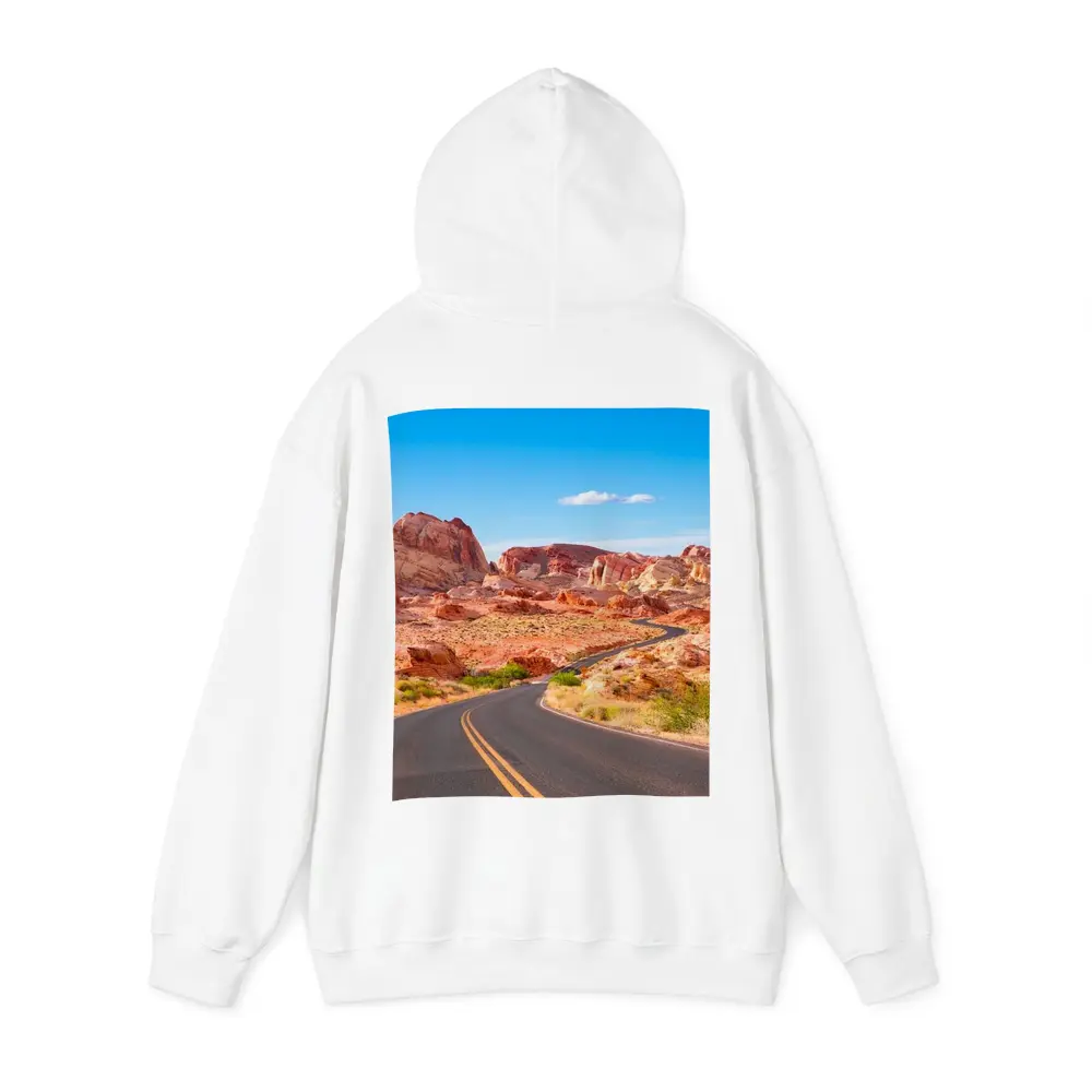 Desert Road Through Red Rock Canyon – Hoodies