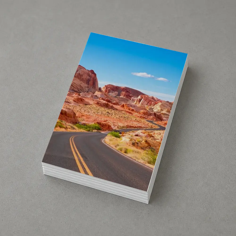 Desert Road Through Red Rock Canyon – Postcards