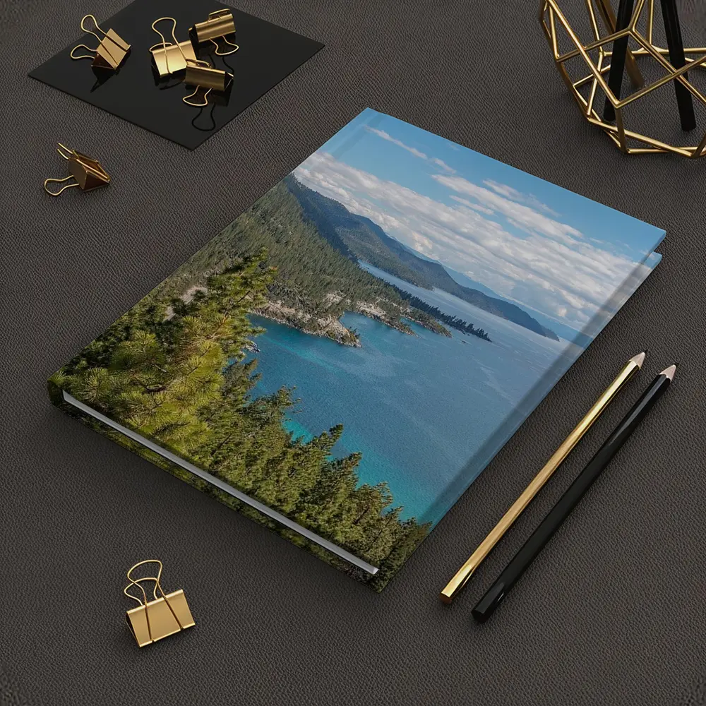 Lake Tahoe Blue Water Pine Forest View – Notebooks