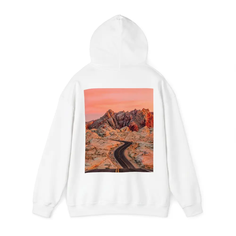 Winding Desert Road Red Rock Sunset – Hoodies