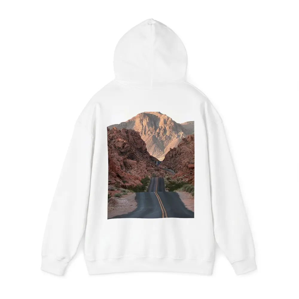 Desert Road Through Red Rock Canyon – Hoodies