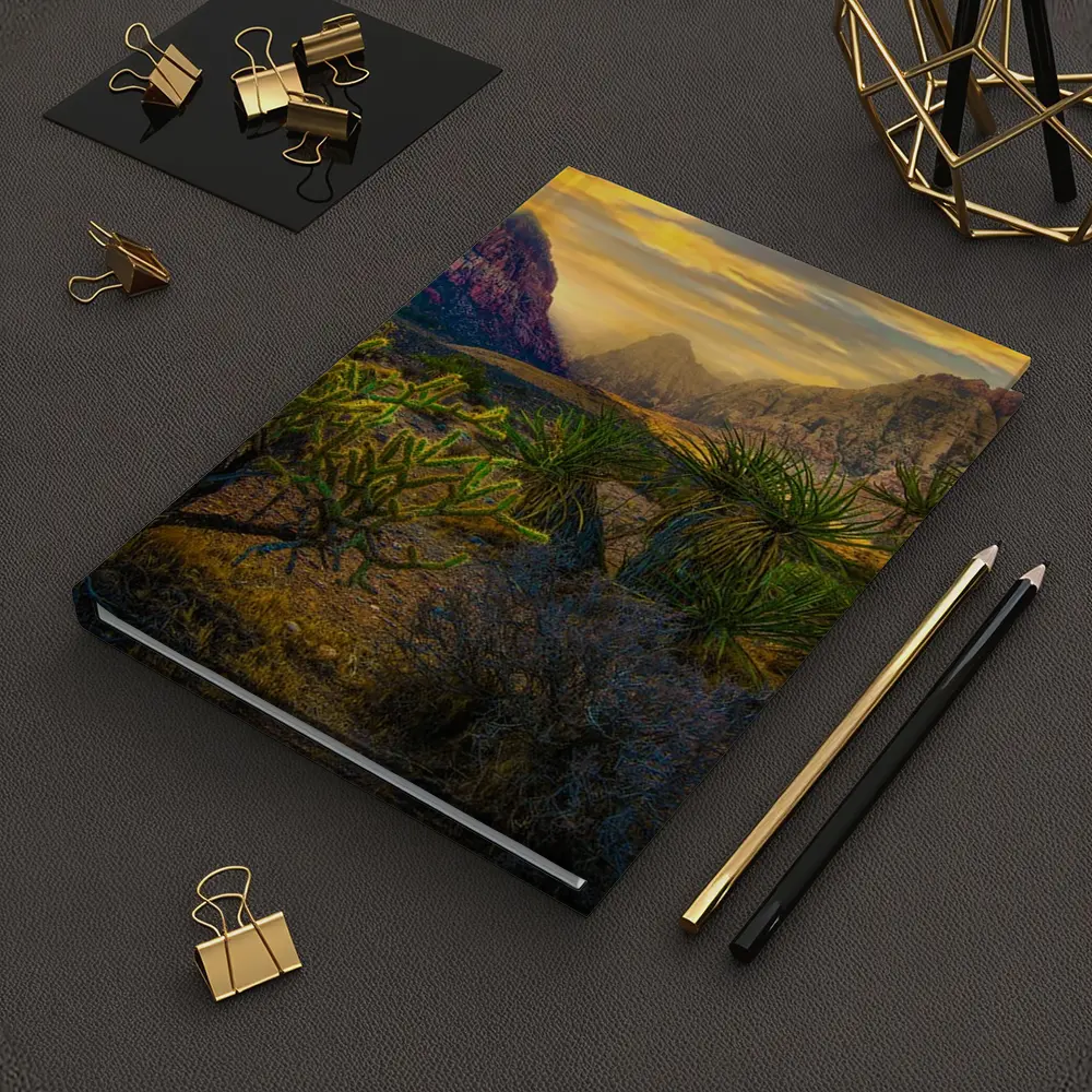 Red Rock Canyon Desert Sunset Landscape – Notebooks