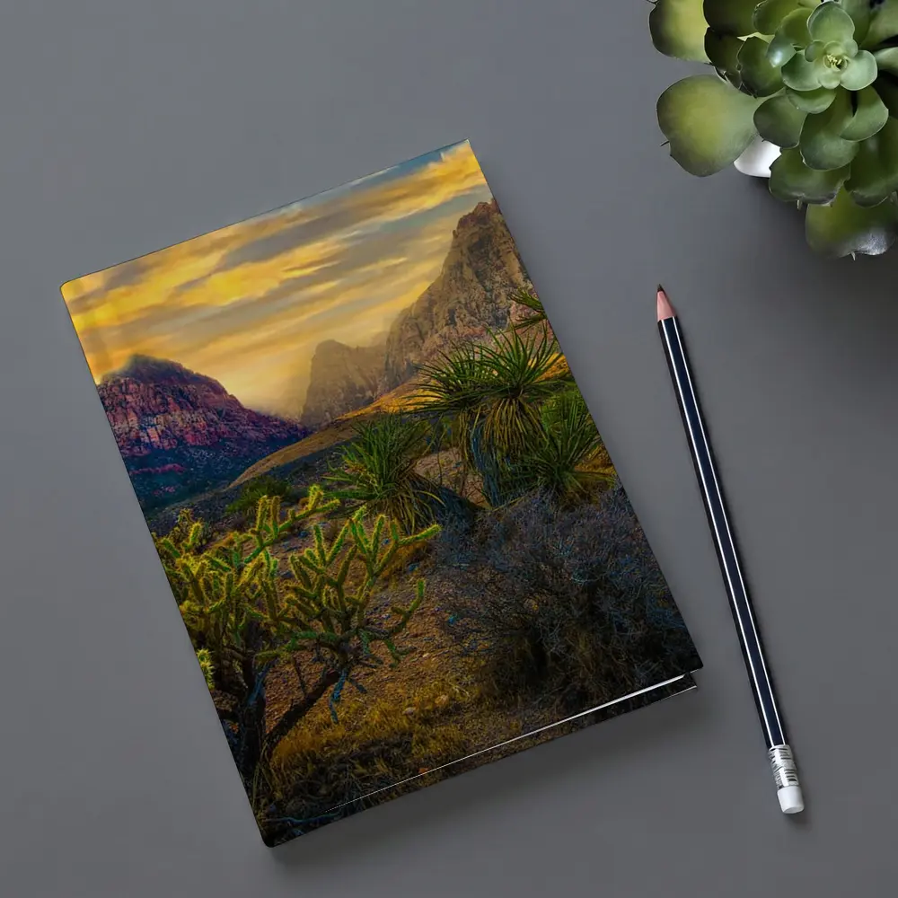 Red Rock Canyon Desert Sunset Landscape – Notebooks