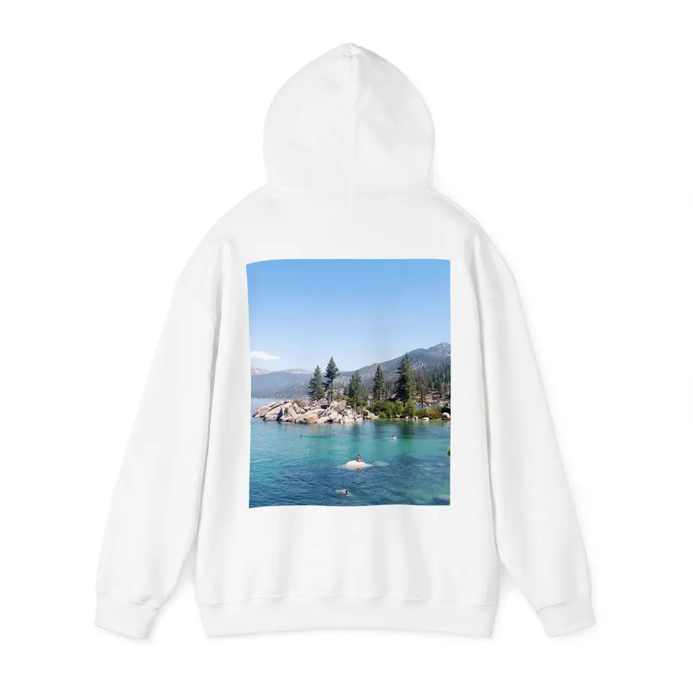 Lake Tahoe Clear Water Mountains Pine Trees – Hoodies