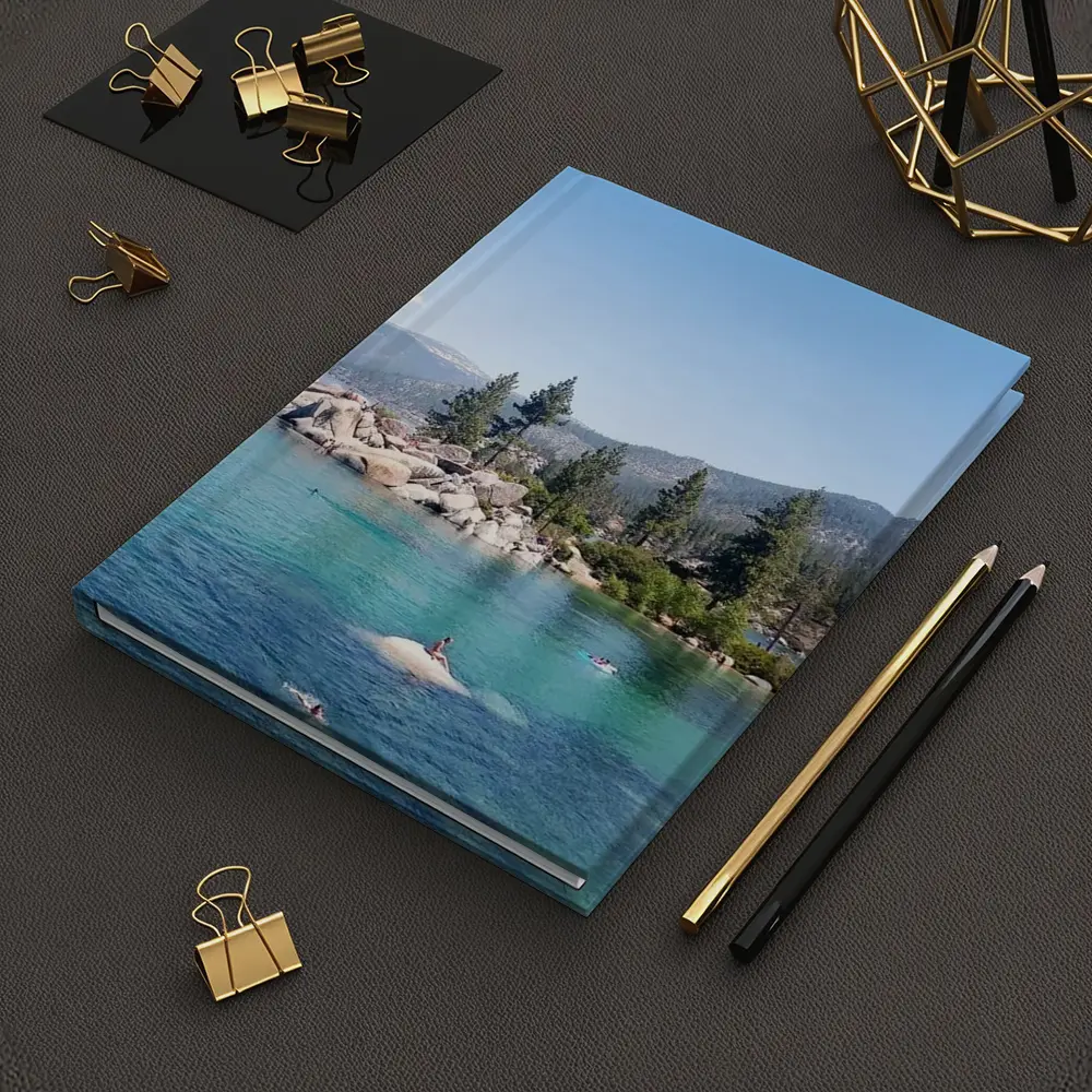Lake Tahoe Clear Water Mountains Pine Trees – Notebooks