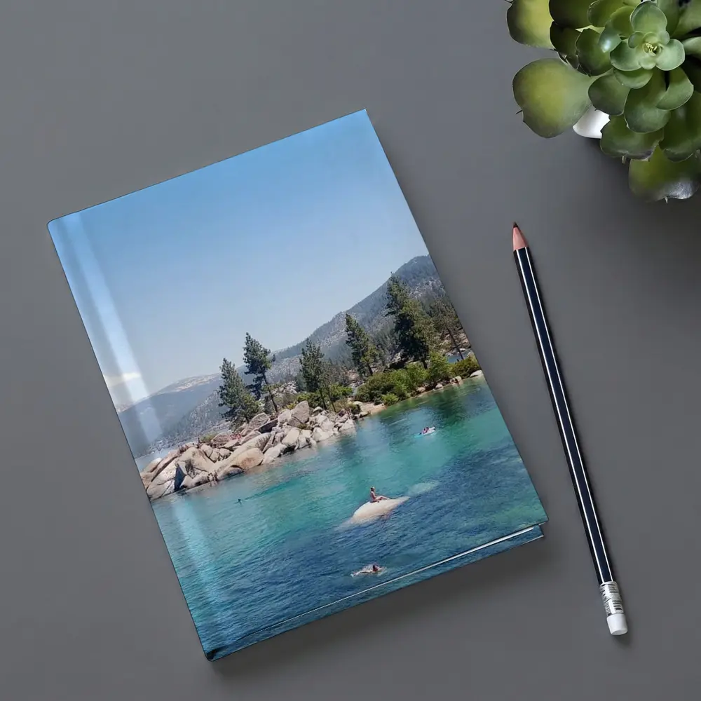Lake Tahoe Clear Water Mountains Pine Trees – Notebooks