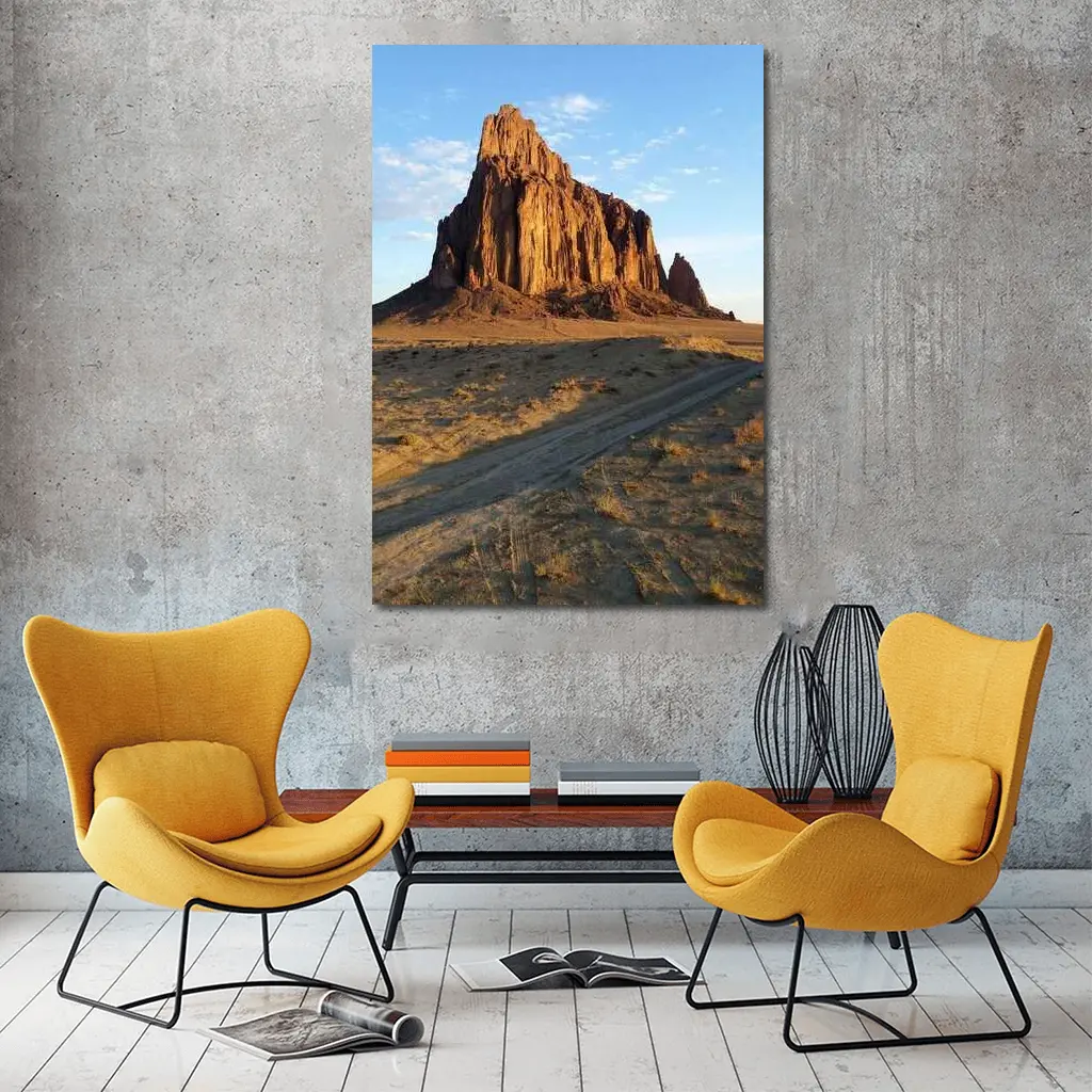 Shiprock Rock Formation New Mexico Desert – Wall Art