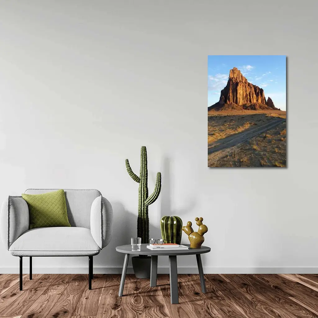 Shiprock Rock Formation New Mexico Desert – Wall Art