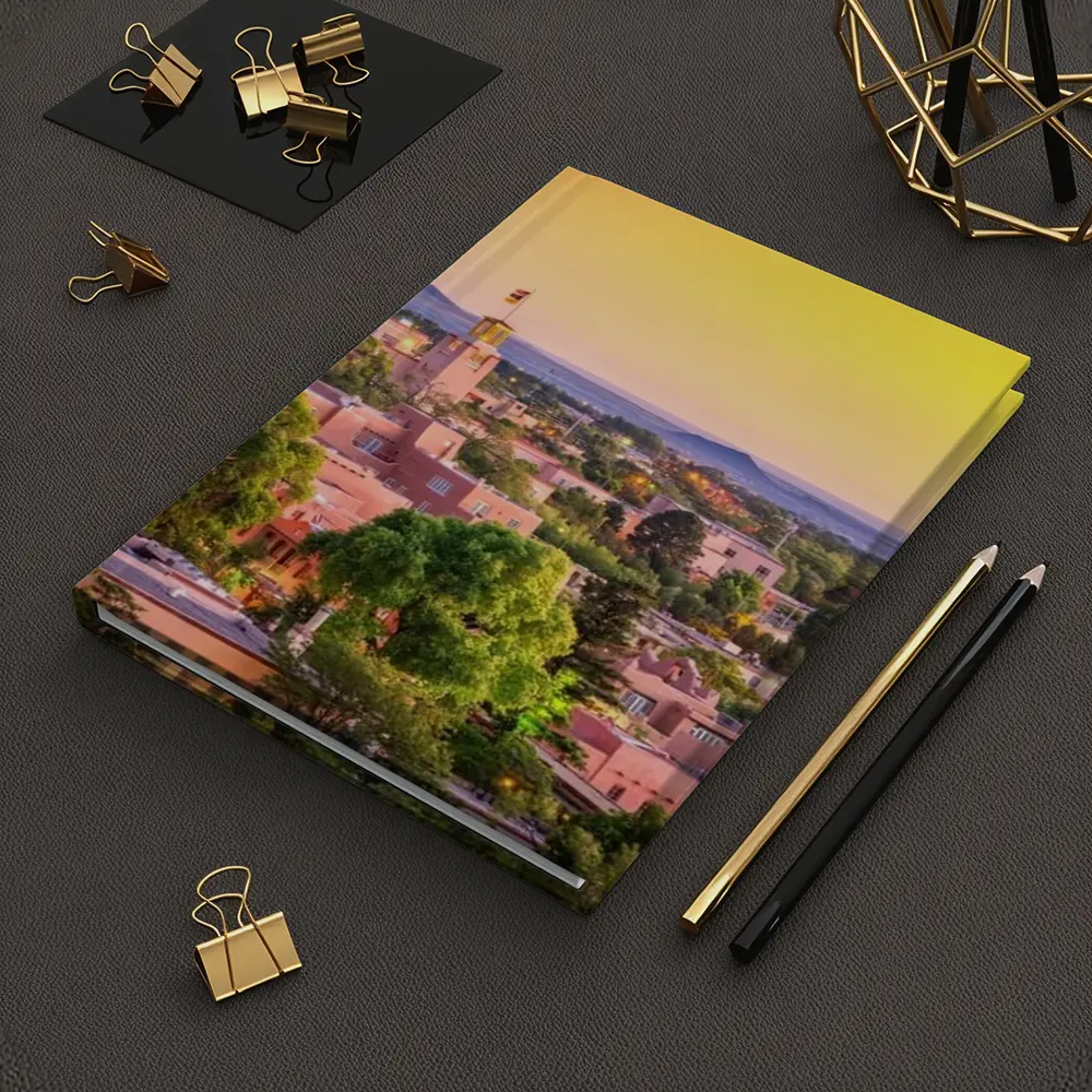 Santa Fe New Mexico Skyline Sunset View – Notebooks