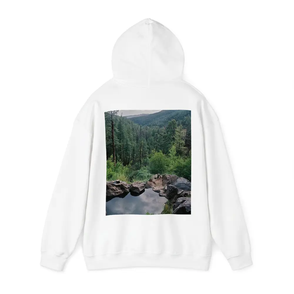 Natural Hot Spring Forest Mountain Valley View – Hoodies