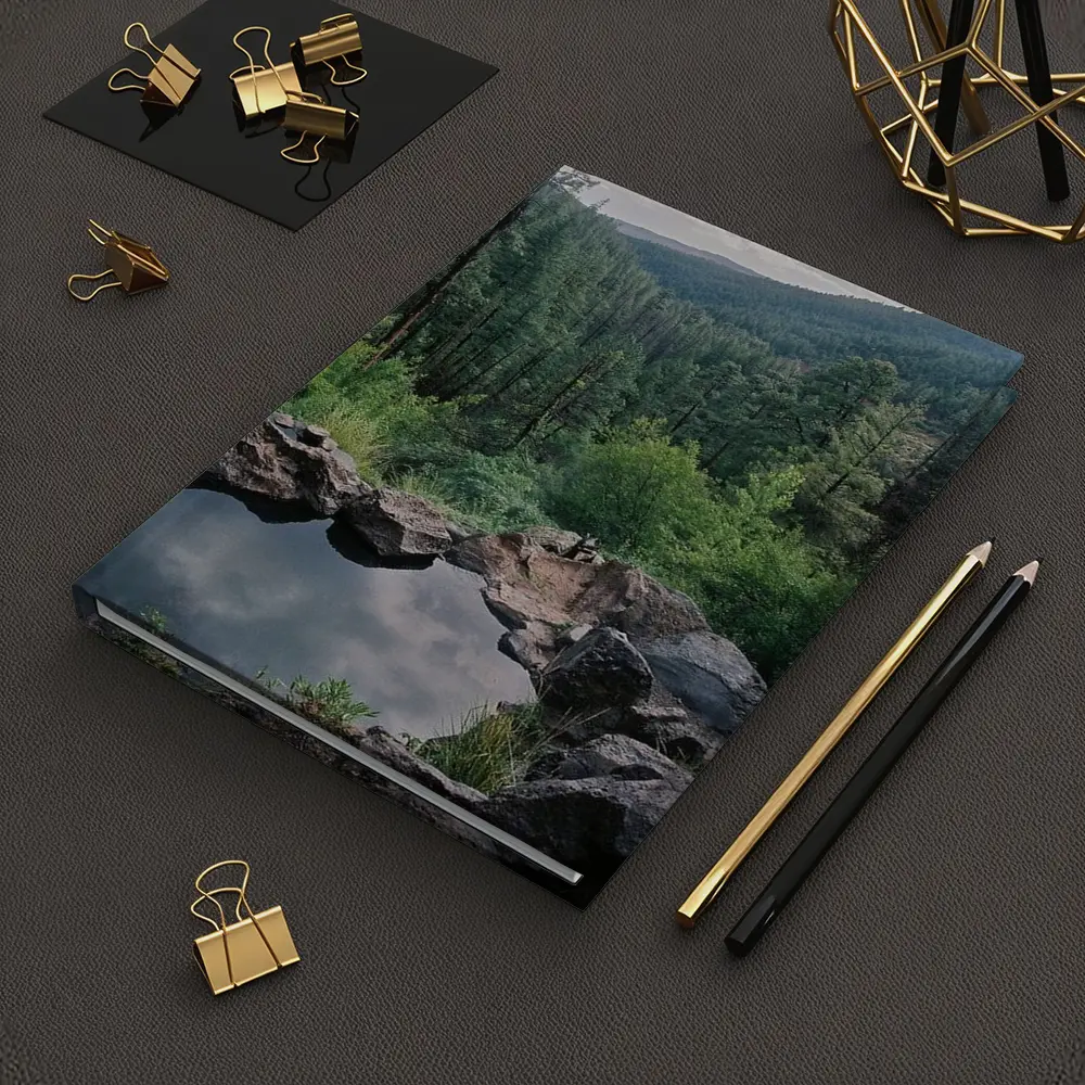 Natural Hot Spring Forest Mountain Valley View – Notebooks