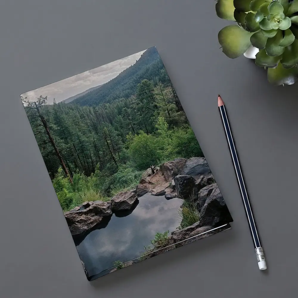 Natural Hot Spring Forest Mountain Valley View – Notebooks