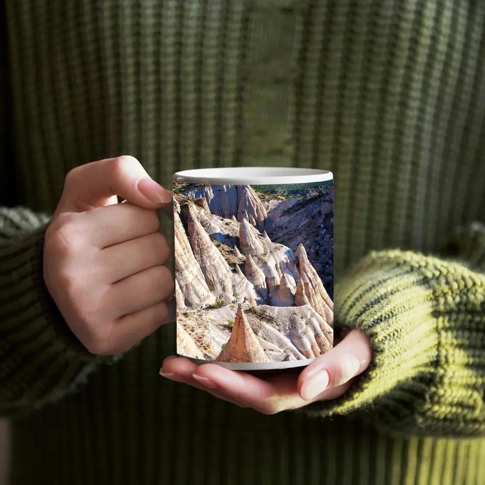 Tent Rocks Canyon New Mexico Desert Landscape – Mugs