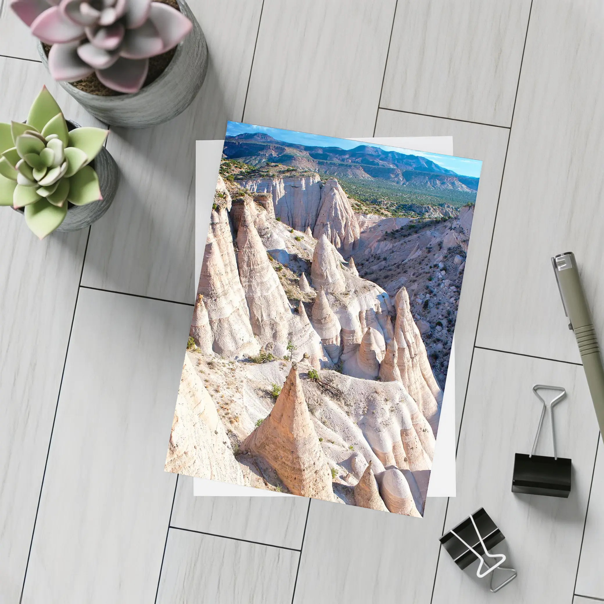 Tent Rocks Canyon New Mexico Desert Landscape – Postcards