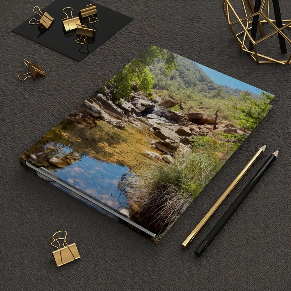Rocky Creek Stream Forest Mountain Landscape – Notebooks