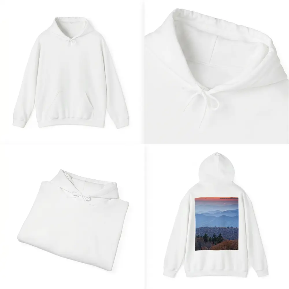 Blue Ridge Mountains Autumn Sunset Landscape – Hoodies