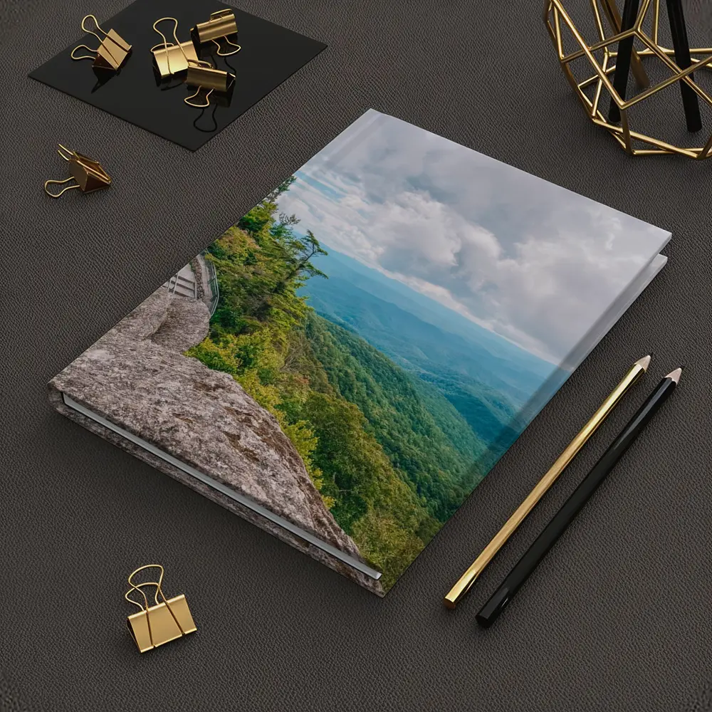 Mountain Overlook Green Forest Valley View – Notebooks